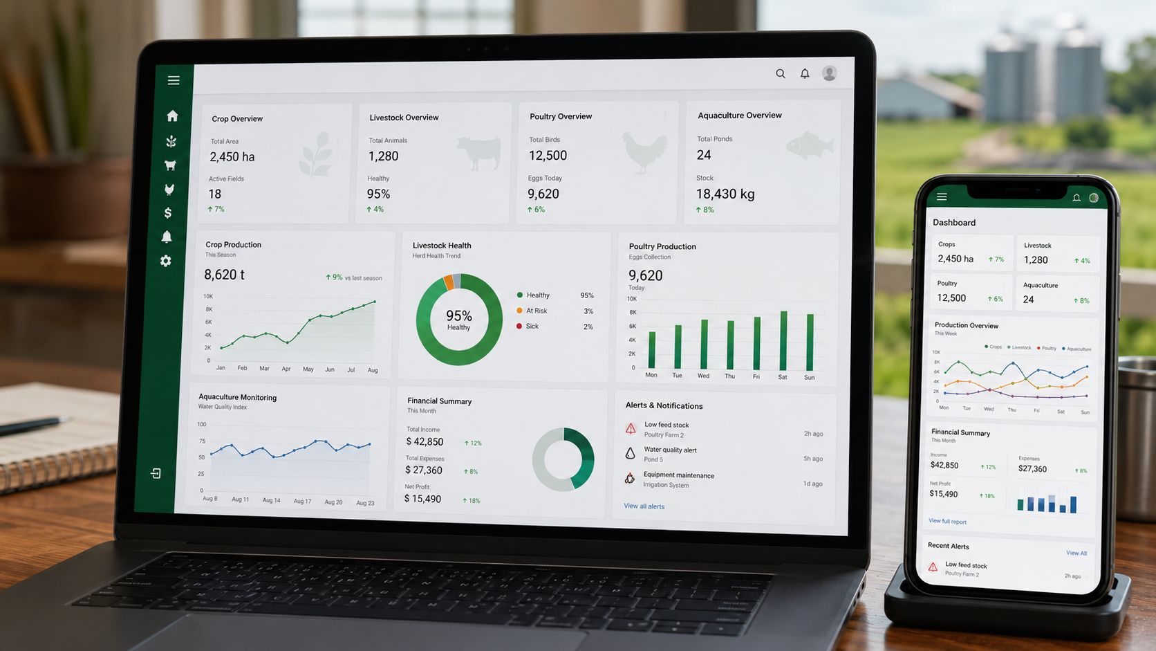 Connect production with the next stage of the value chain.